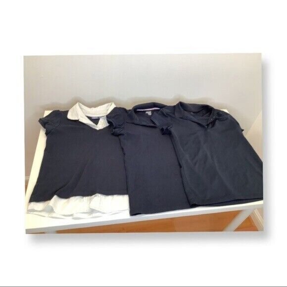Girls Izod uniform tops (3 pieces) - Picture 1 of 7